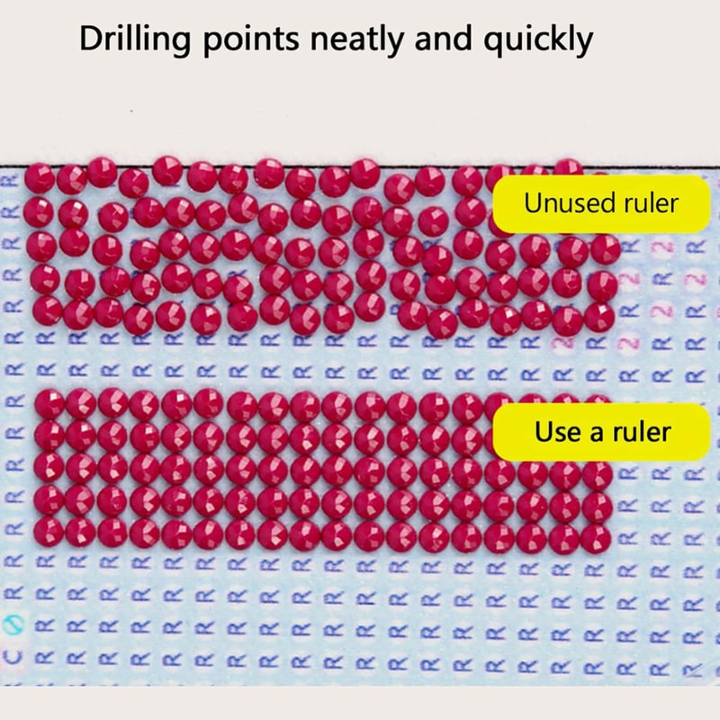 Diamond Painting Net Ruler Stick Drill Tool DIY Needlework Accessory 3