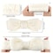 Coral Fleece Makeup Headband And Wrist Washband Set High Elastic Facial Hair Band Wrist Bands 2