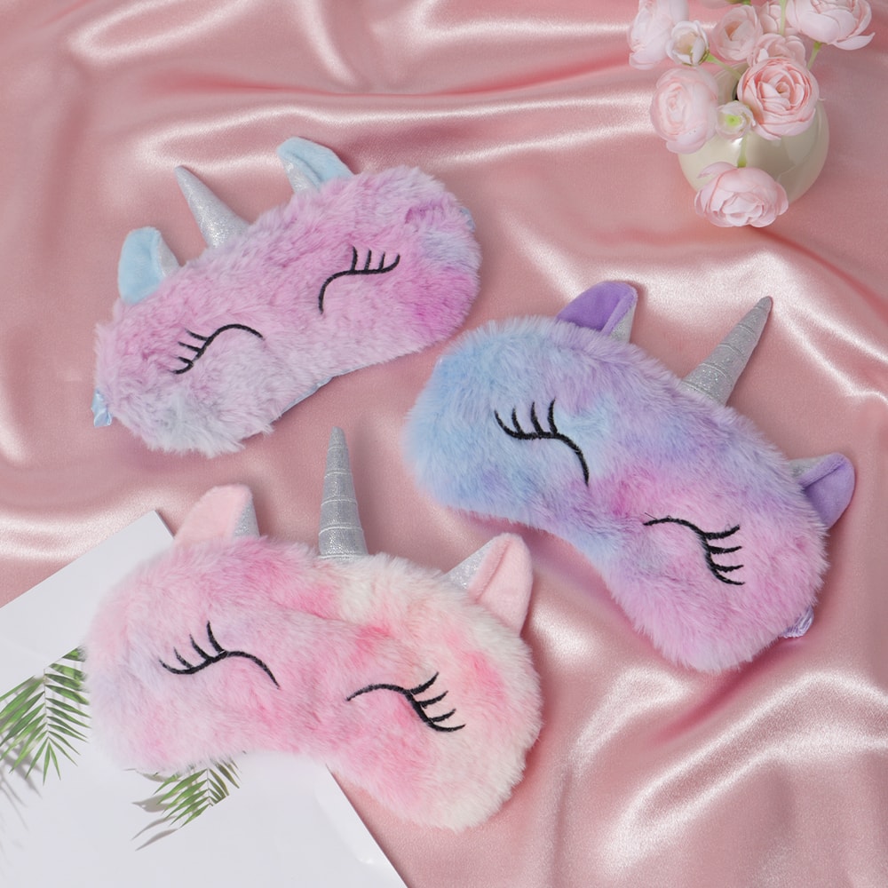 Cartoon Unicorn Anime Sleeping Mask Cute Blindfold For Kids Travel Sleep Eye Band Perfect Gift For 1