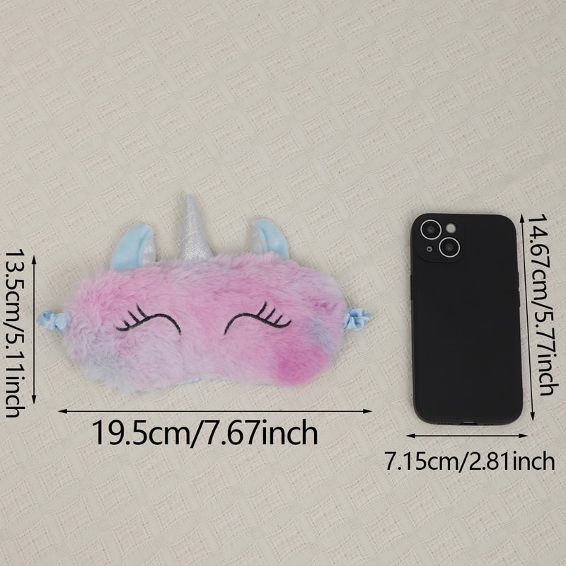 Cartoon Unicorn Anime Sleeping Mask Cute Blindfold For Kids Travel Sleep Eye Band Perfect Gift For 2