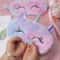 Cartoon Unicorn Anime Sleeping Mask Cute Blindfold For Kids Travel Sleep Eye Band Perfect Gift For 4