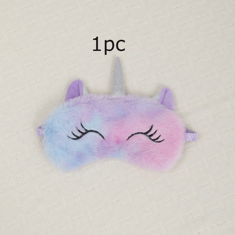 Cartoon Unicorn Anime Sleeping Mask Cute Blindfold For Kids Travel Sleep Eye Band Perfect Gift For 5