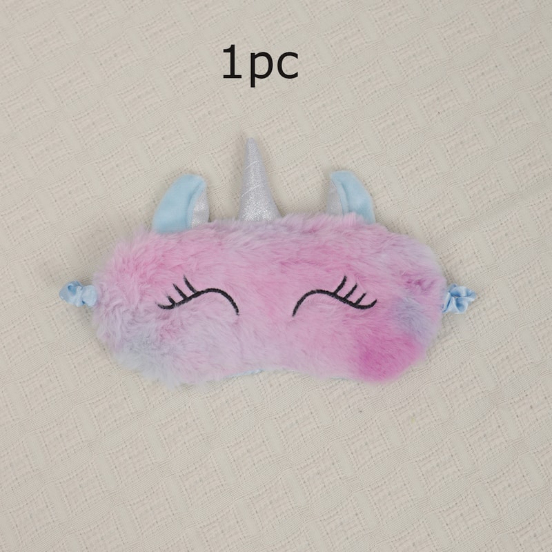 Cartoon Unicorn Anime Sleeping Mask Cute Blindfold For Kids Travel Sleep Eye Band Perfect Gift For 7