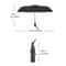 Automatic Transparent Folding Umbrella Waterproof Durable Travel Gear For All Weather 1