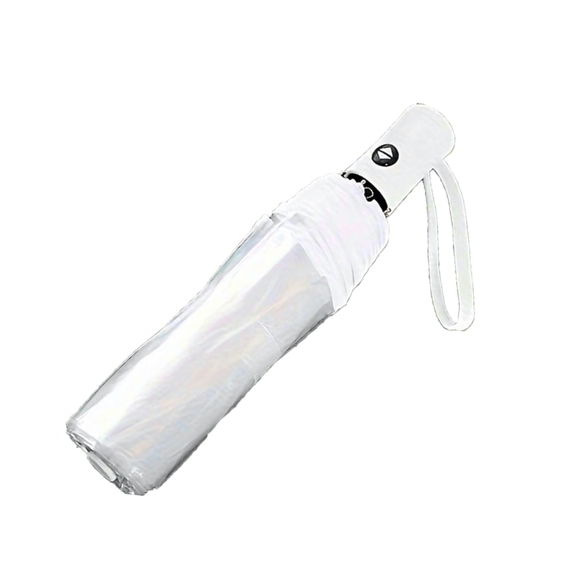 Automatic Transparent Folding Umbrella Waterproof Durable Travel Gear For All Weather 5