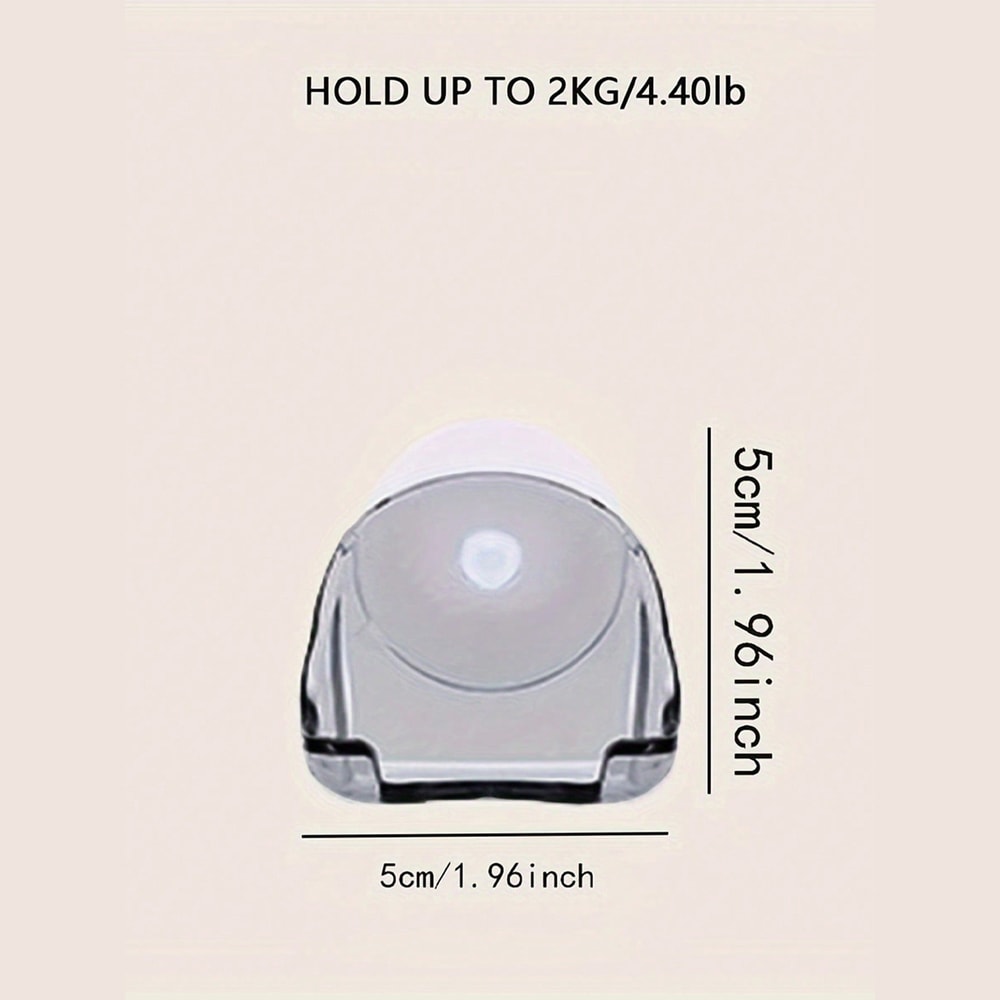 WallMounted Shaver Holder With Suction Cup SpaceSaving Bathroom Razor Storage 2