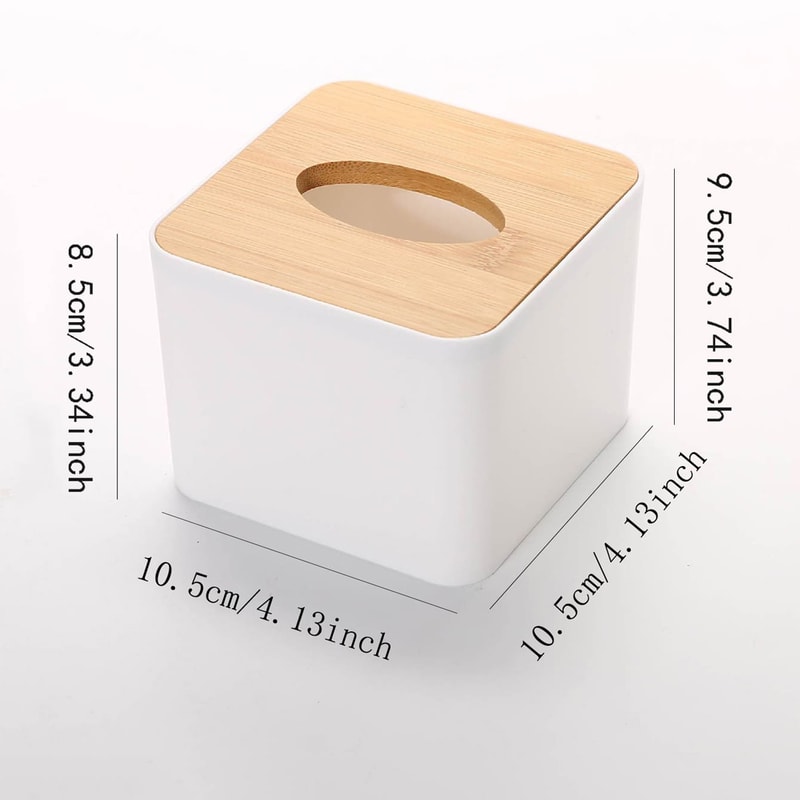 Covered Square Tissue Box Stylish And Practical Tissue Holder For Home Office And Living Room 4