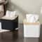 Covered Square Tissue Box Stylish And Practical Tissue Holder For Home Office And Living Room 2