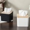 Covered Square Tissue Box Stylish And Practical Tissue Holder For Home Office And Living Room 2