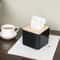 Covered Square Tissue Box Stylish And Practical Tissue Holder For Home Office And Living Room 1