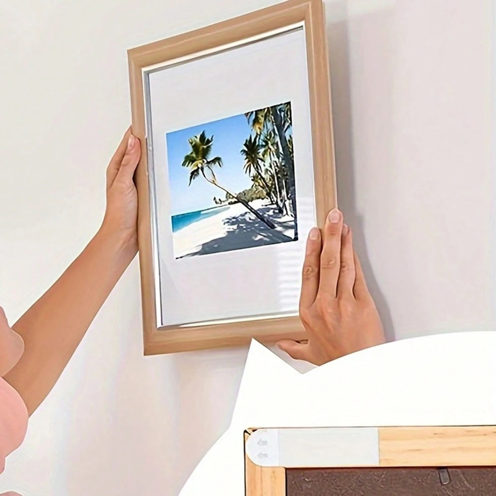Traceless Adhesive Velcro Strips For Picture Hanging Photo Frame No Residue Easy To Use 4