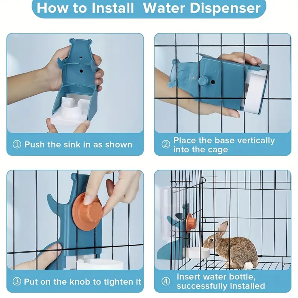 Automatic Bird Water Dispenser For Parrot Feeding Cage Transparent Parakeet Seed Container Food Di 4