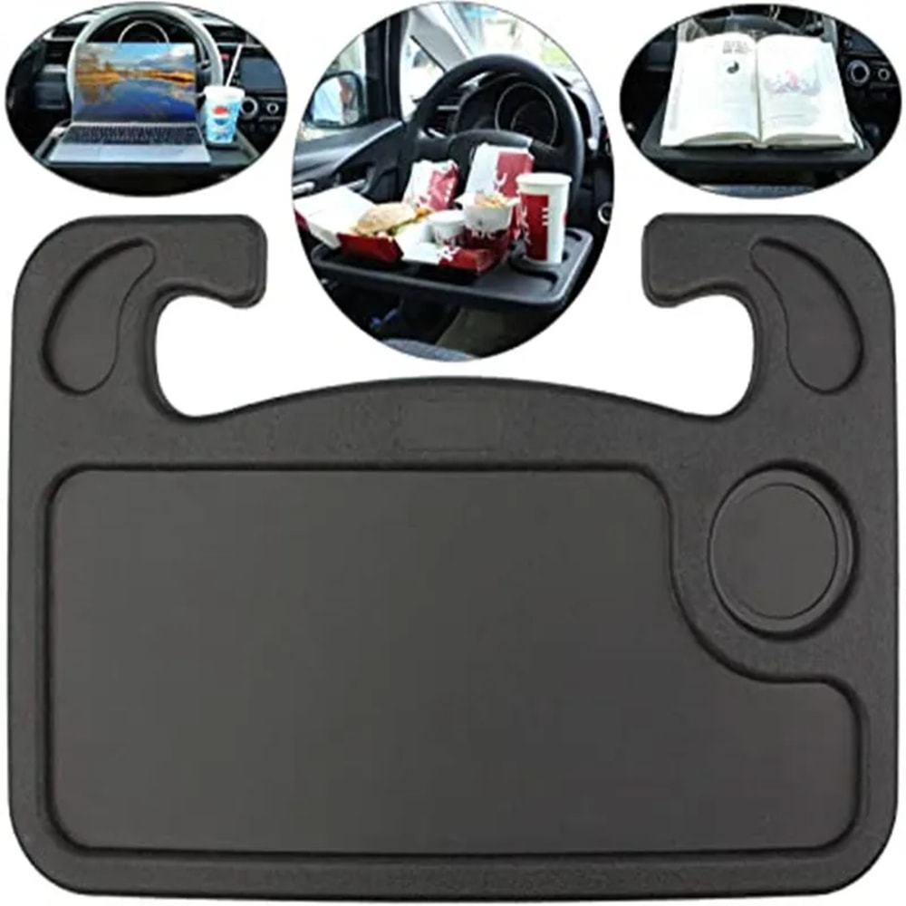 Portable Car Laptop Desk Stand Dining Tray For Steering Wheel Multipurpose Work Eat On The Go Tra 5