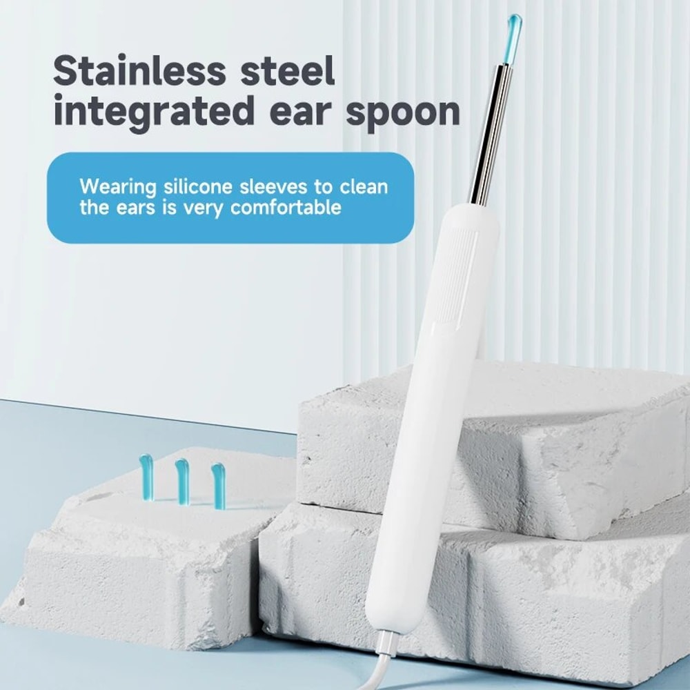 Ear Wax Removal Tool Smart Ear Cleaner With Light HD Camera Scope For Smartphones 2