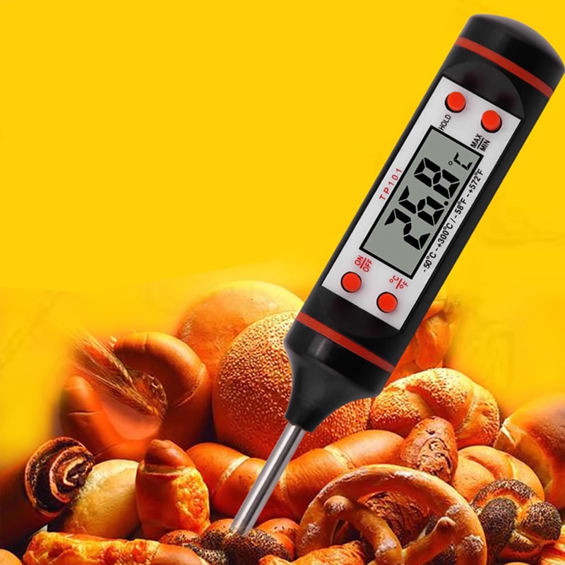 Kitchen Digital Thermometer Electronic Probe For Food Grill Temperature 0