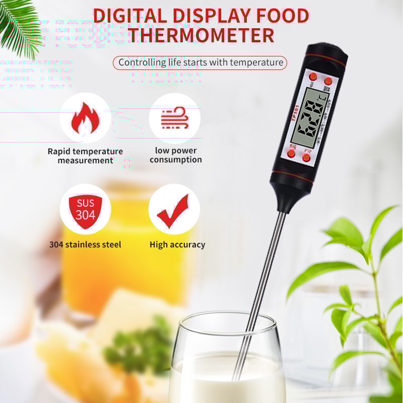 Kitchen Digital Thermometer Electronic Probe For Food Grill Temperature 1