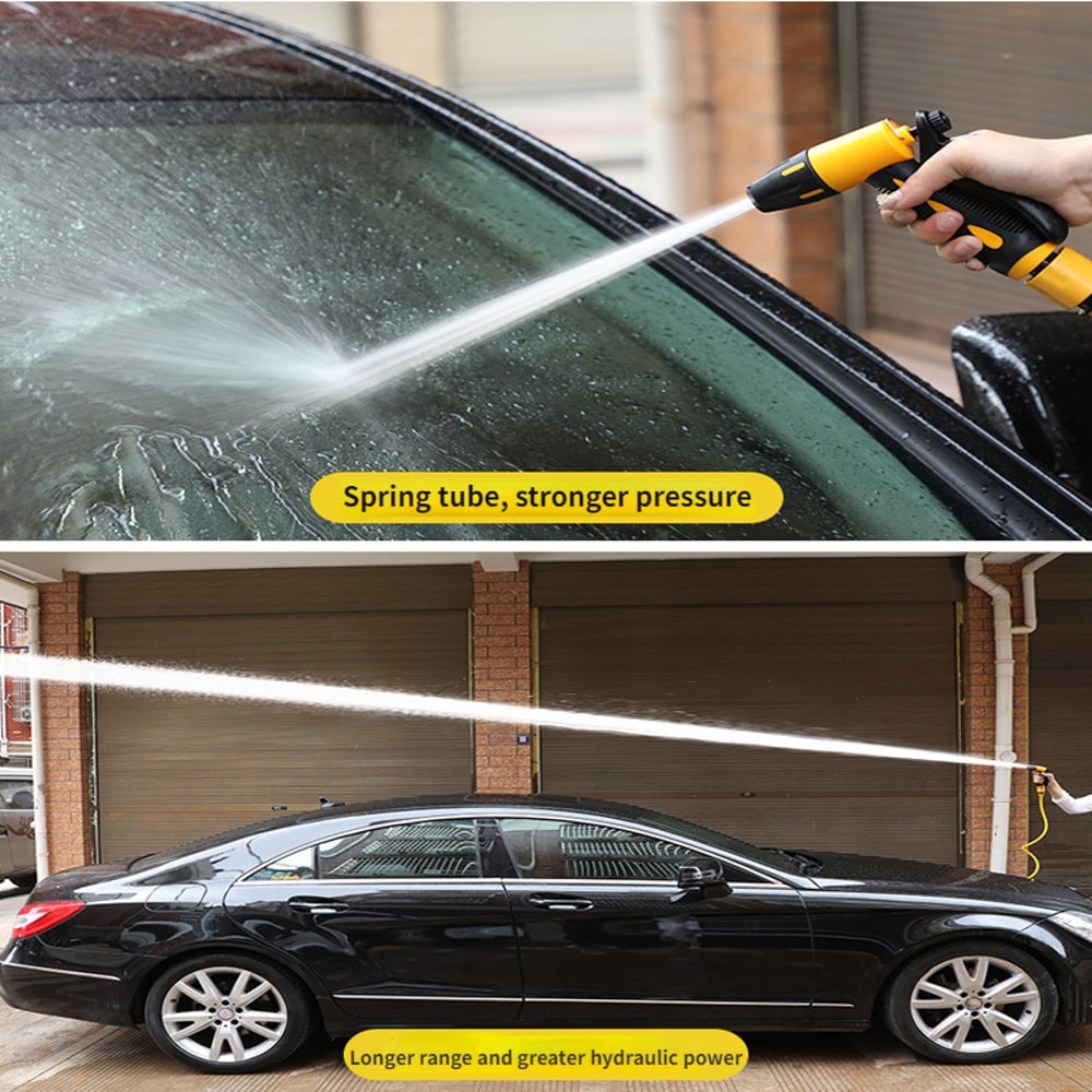 Telescopic Water Pipe With High Pressure Nozzle Car Washing Tool Set 1