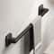 Self Adhesive Bathroom Towel Holder No Drilling Modern Black White Towel Rack For Easy Installatio 0