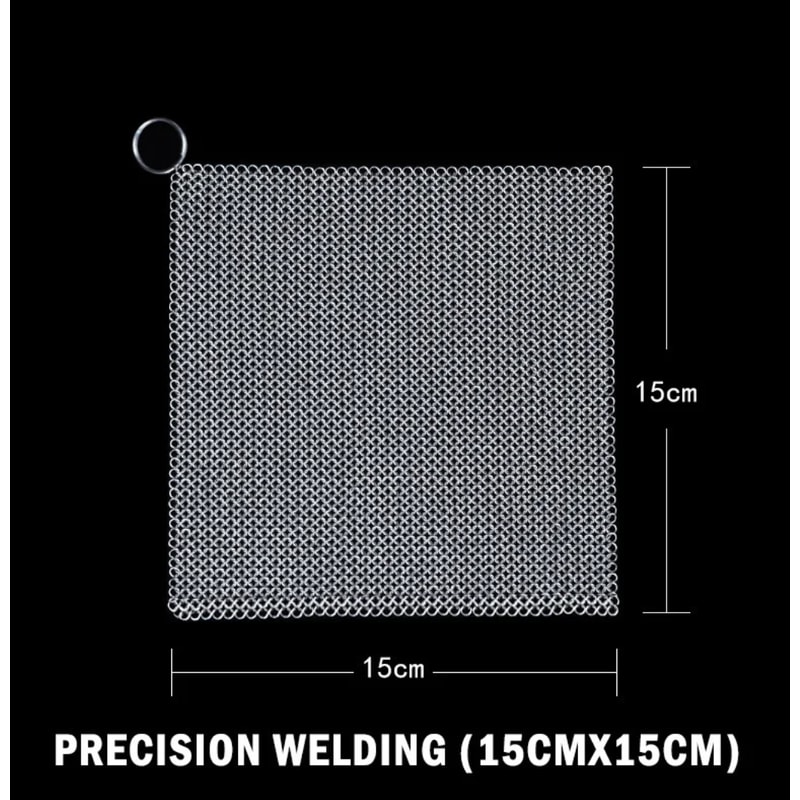 Cast Iron Cleaner Durable Stainless Steel Scrubber For Kitchen Pots Pans And Microwave Cleaning 7