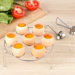 stainless steel egg topper cutter metal egg scissors for boiled & raw eggs creative kitchen tool for precise egg opening