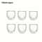 Double Wall Glass Espresso Cups Set Thermal Glass Coffee Cups Clear Insulated Coffee Mugs 7
