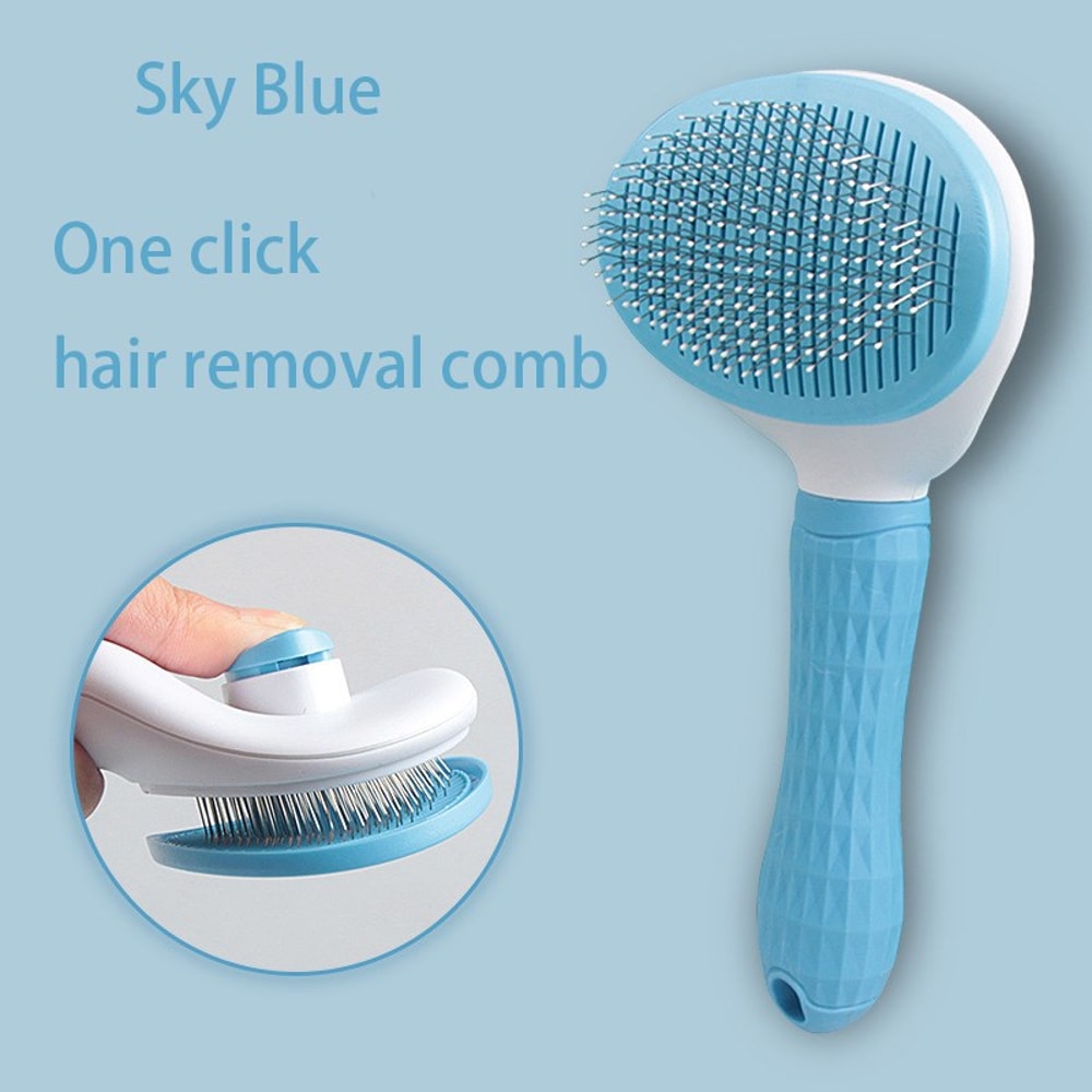 Premium Pet Hair Removal Brush For Dogs Cats Puppies 7