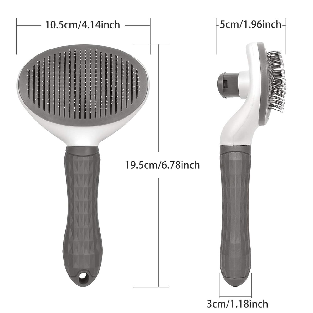 SelfCleaning Pet Hair Remover Brush For Dogs Cats Grooming Tool 9
