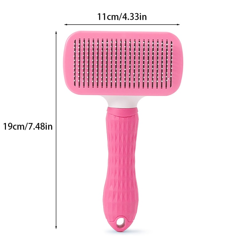 SelfCleaning Pet Hair Remover Brush For Dogs Cats Grooming Tool 3