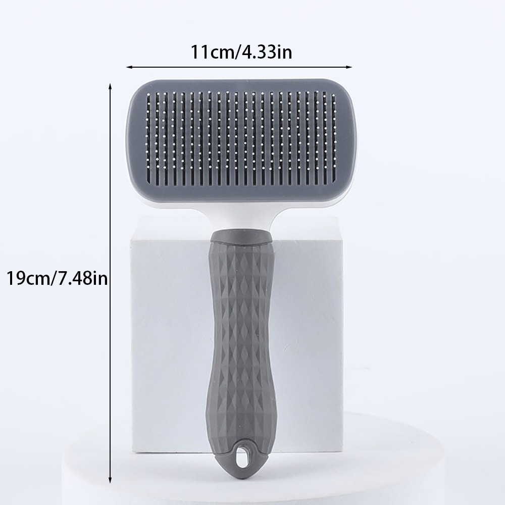 SelfCleaning Pet Hair Remover Brush For Dogs Cats Grooming Tool 10