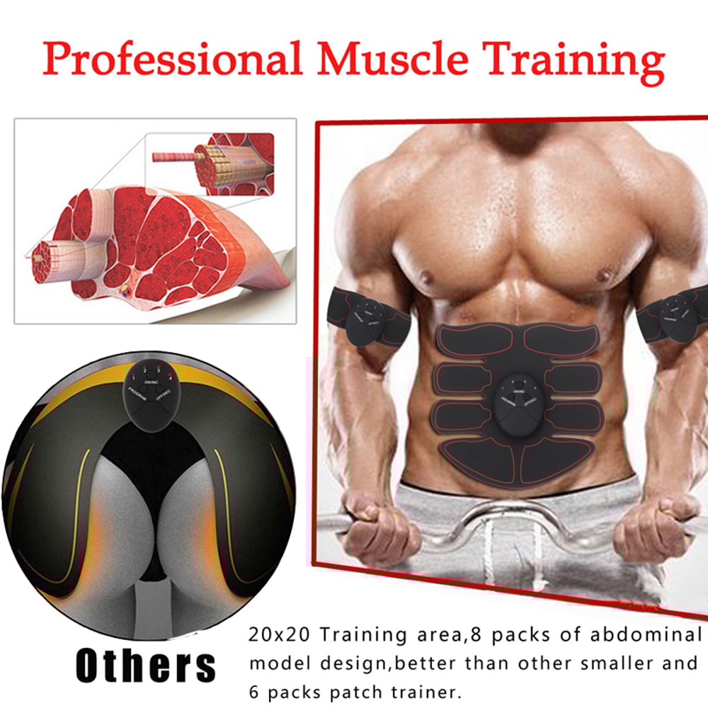 Wireless EMS Buttocks Trainer Abdominal Muscle Stimulator For Fitness Slimming 1
