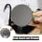 Silicone Kitchen Splatter Screen With Handle Heat Resistant Oil Splash Guard For Frying Pans 4
