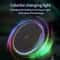Magnetic Wireless Car Charger Stand With RGB LED Light Fast Charging Station 3