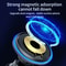 Magnetic Wireless Car Charger Stand With RGB LED Light Fast Charging Station 5