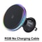 Magnetic Wireless Car Charger Stand With RGB LED Light Fast Charging Station 9