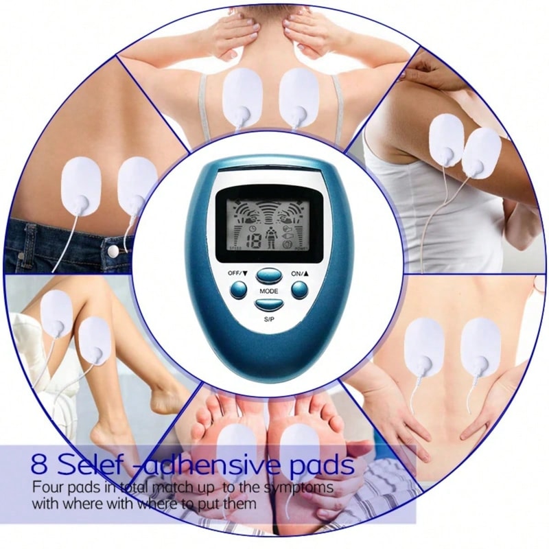 Electric Pulse Massager TENS EMS Therapy Device For Pain Relief Muscle Stimulation 3