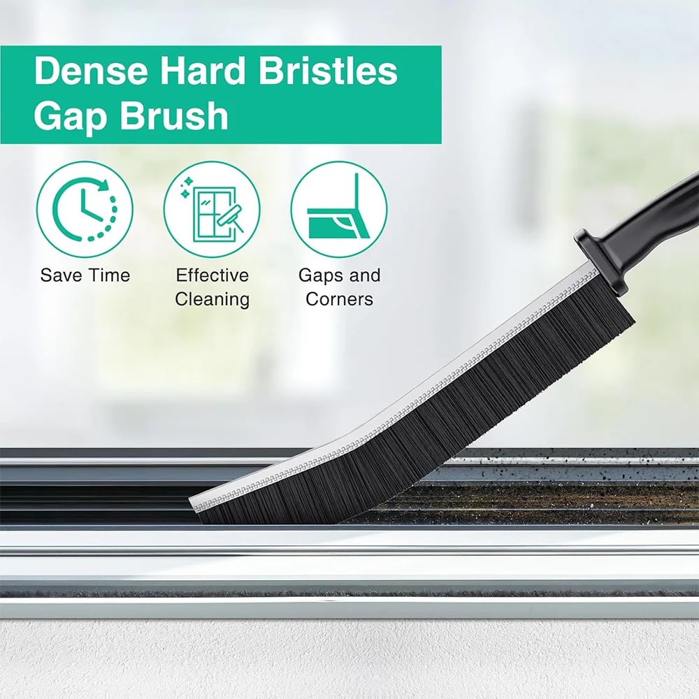 Gap Cleaning Brush Hard Bristled Crevice Cleaning Brush For Stiff Angled Bristles Ideal For Tile Ba 3