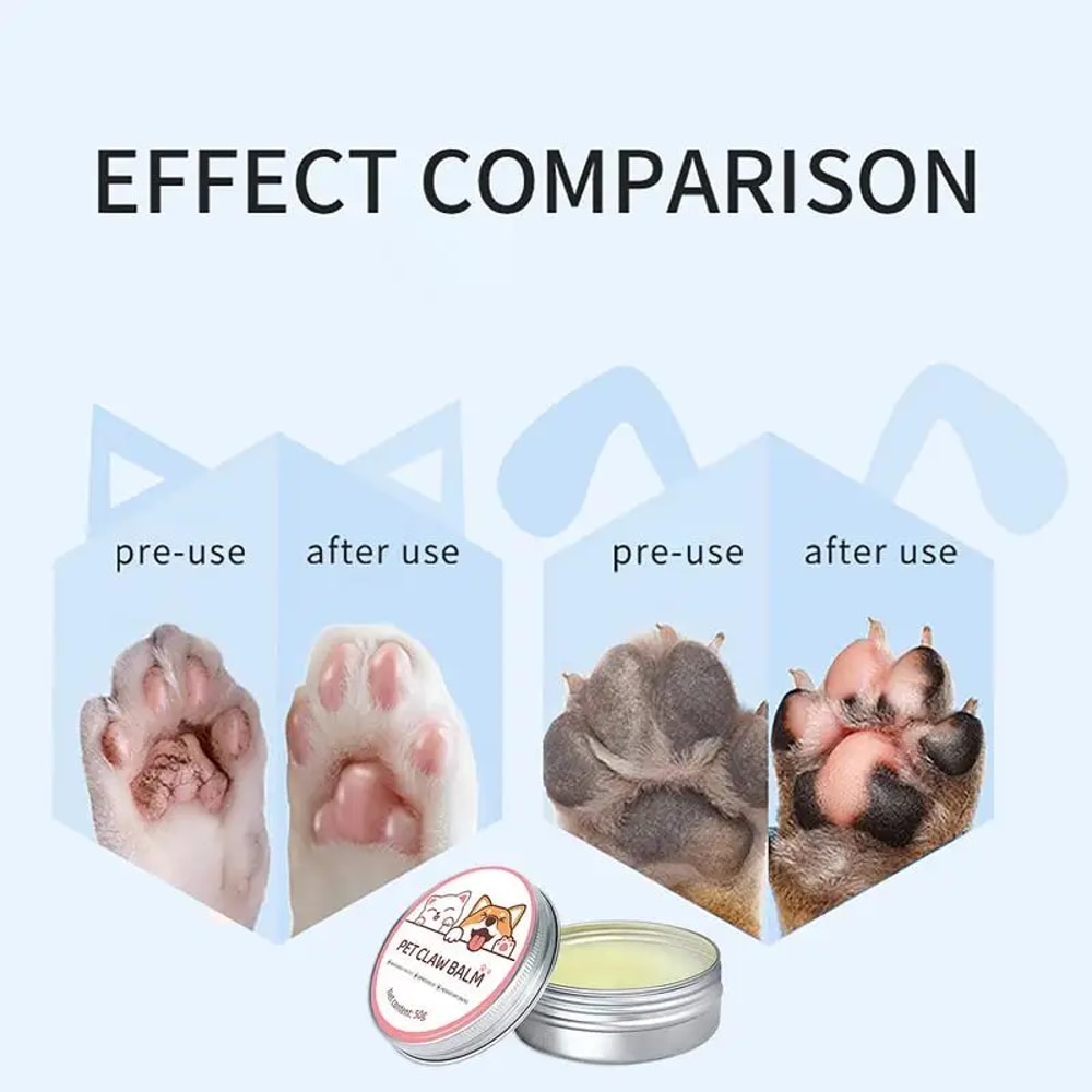 Paw Balm For Cats And Dog Protective Moisturizer For Paws And Nose Heals Cracked Feet And Skin 3