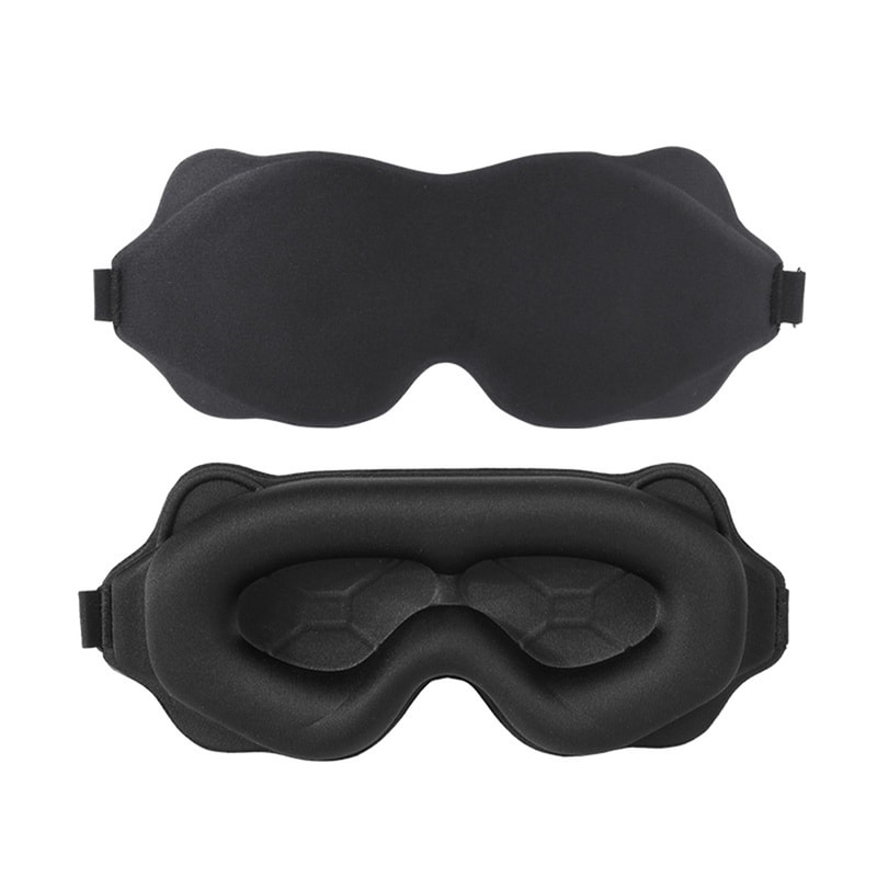 Soft Block Out Light Sleep Mask Breathable Eye Mask For Travel Restful Sleep Aid 0