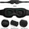 Soft Padded Sleep Mask For Comfortable Blockout Breathable Adjustable With Nose Pad Charcoal Fiber 7