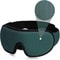 Soft Padded Sleep Mask For Comfortable Blockout Breathable Adjustable With Nose Pad Charcoal Fiber 4