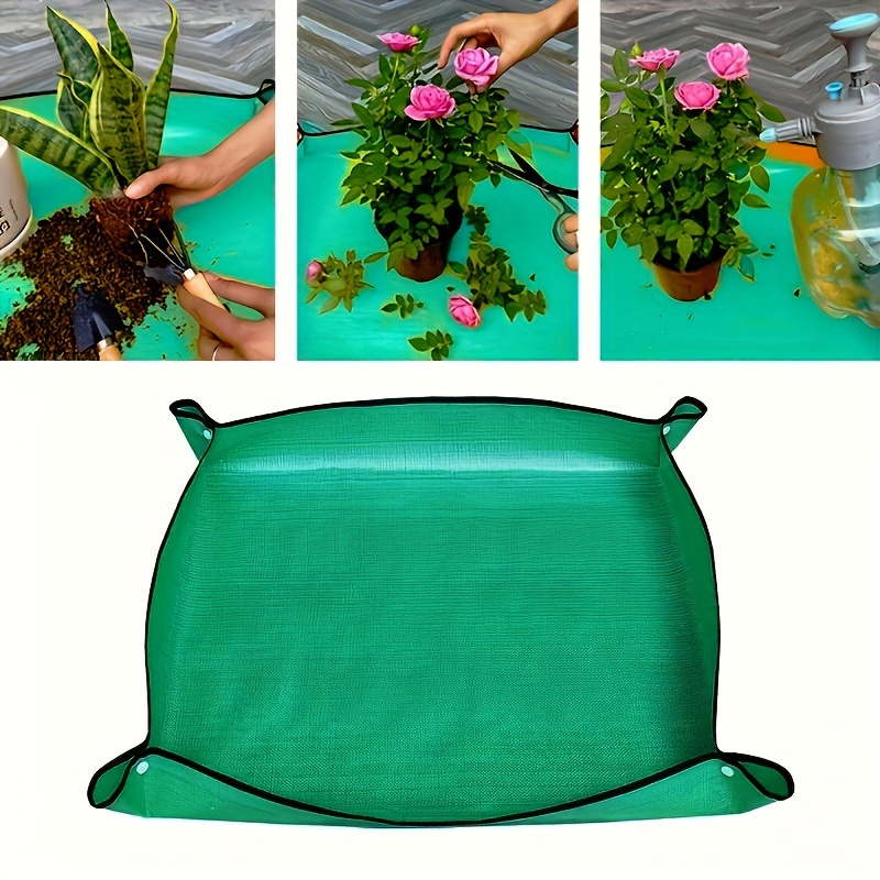 Foldable Waterproof Garden Potting Pad For Easy Plant Transplanting 2