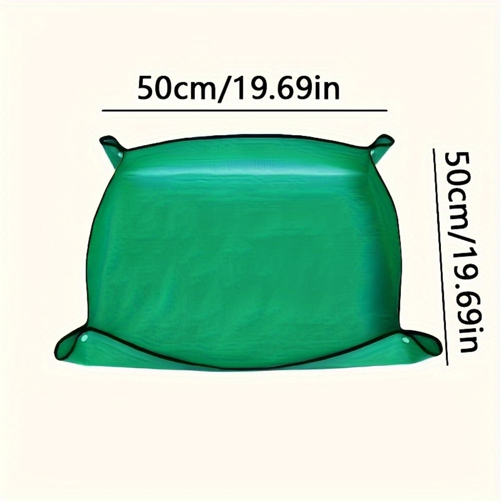 Foldable Waterproof Garden Potting Pad For Easy Plant Transplanting 4