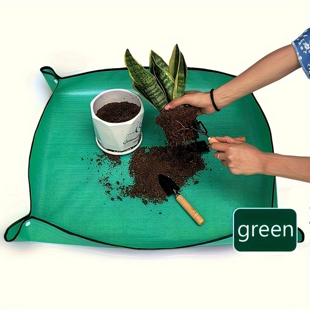 Foldable Waterproof Garden Potting Pad For Easy Plant Transplanting 6