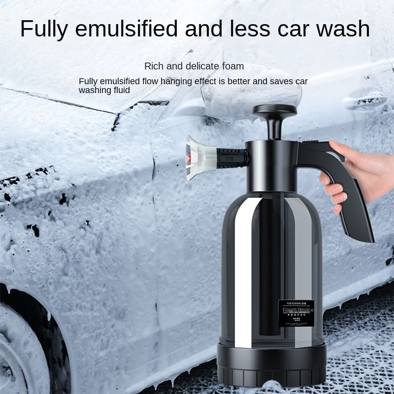 Hand Pump Foam Sprayer Nozzles Pneumatic Foam Cannon For Car Wash Window Cleaning 0