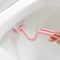 S Shape Toilet Cleaning Brush With Curved Handle Portable WC Scrubber For Corners And Edges 0