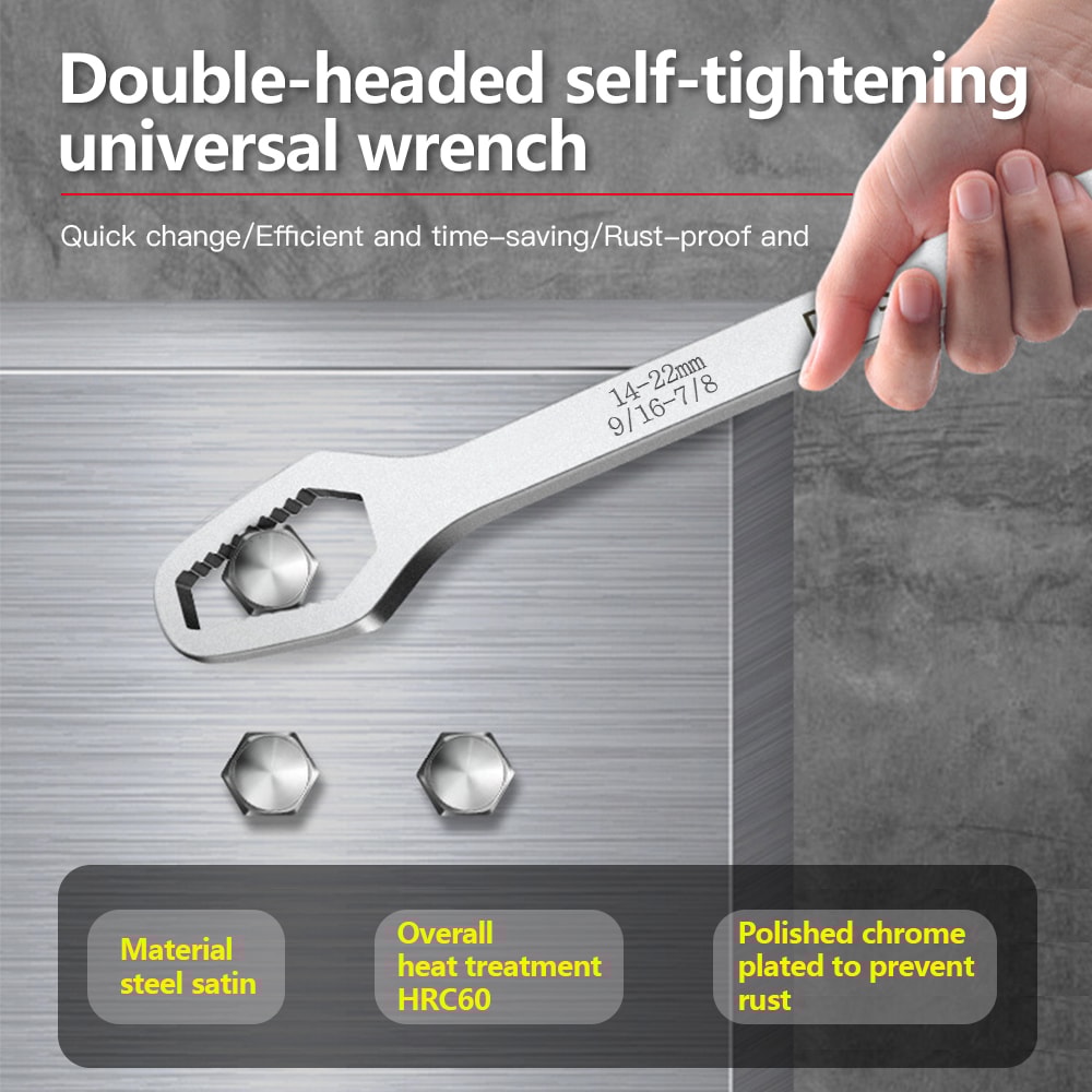 Universal Torx Wrench Self Tightening Adjustable Double Head Torx Spanner For Factory And Mechanica 3