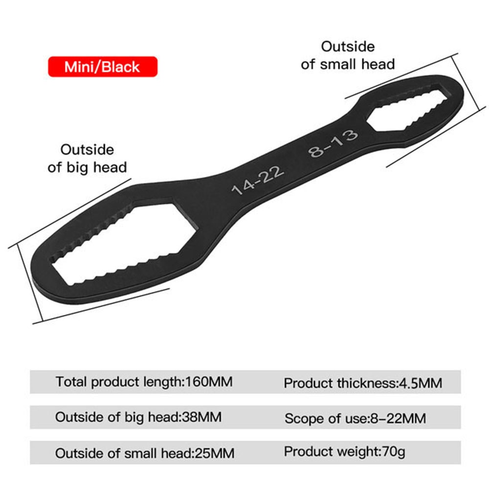 Universal Torx Wrench Self Tightening Adjustable Double Head Torx Spanner For Factory And Mechanica 4