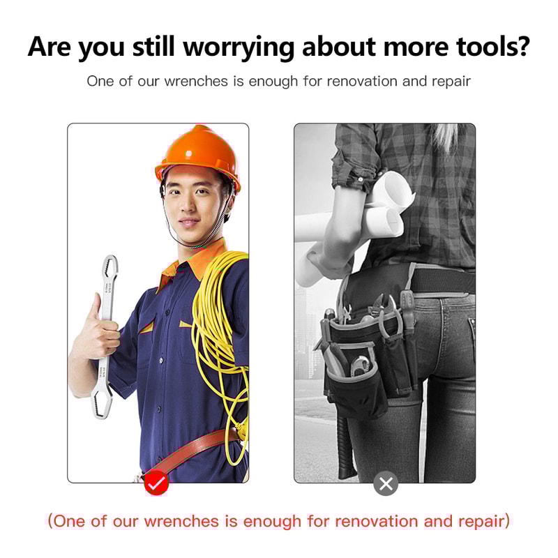 Universal Torx Wrench Self Tightening Adjustable Double Head Torx Spanner For Factory And Mechanica 5