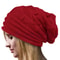 Oversized Wool Winter Beanie Hat For Women Men Warm Knit Ski Slouchy Cap 0