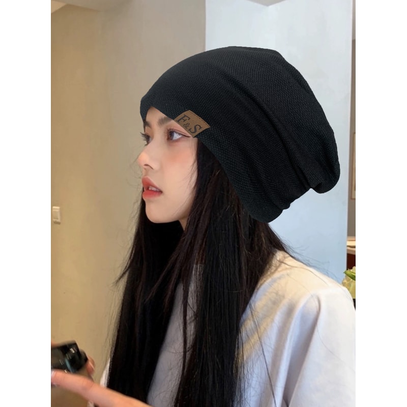 Fashionable Warm Knitted Beanie Hat For Men And Women Solid Hip Hop Style Beanie 1